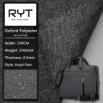 OEM ODM Poly Oxford Fabric Durable Bright Plain Backpack Material