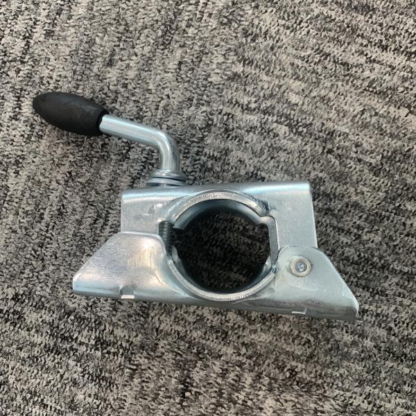 Стальная 48mm отжатая струбцина колеса жокея трейлера оцинковывает покрытый финиш