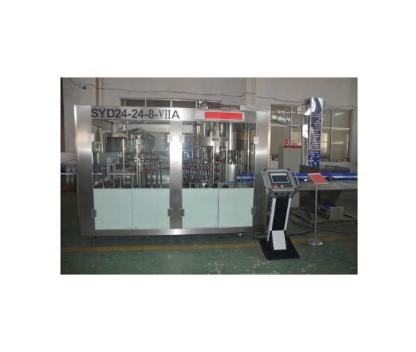 Electric Driven 24-24-8 Mineral Water Filler Machine Ideal for Packaging Type Bottles