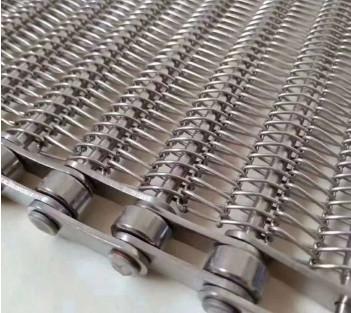 Heavy Gauge Chain Link Wire Mesh Belt For Conveyor Equipment