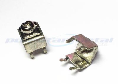 PCB Sturdy Panel Mount Screw Terminal , Mini Screw Terminal Block Connector