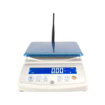Balanza electrónica de alta precisión inalámbrica WIFI cuadrada para laboratorio 1000g