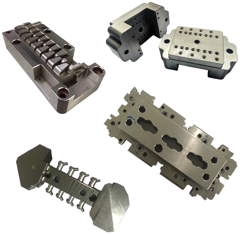 Полость ядра стержневой литейной формы обслуживания CNC частей SKD61 CNC S50CH13 718 филируя алюминиевая филируя