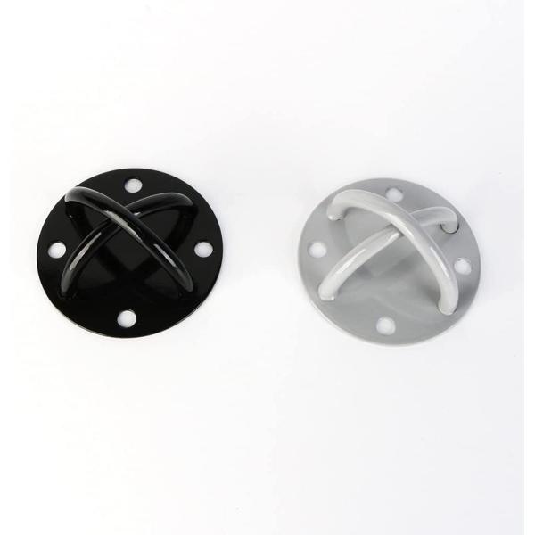 Стандартная стена потолок крепление крепление для тренажерного зала дома подвески ремни кольца фитнес-тренинги йога качаться боевые веревки