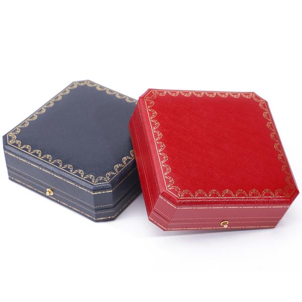 Rectangle 12*12*4,5 cm Boîte d'emballage de bijoux personnalisée pour bracelet boucles d'oreilles Collier