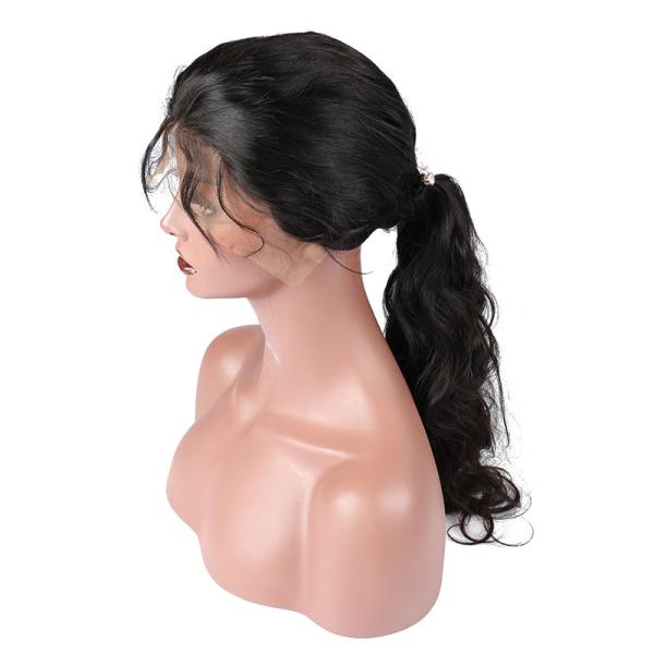 360 Frontal Lace Wig 100% Brazilian Virgin Hair Body Wave Pre - Pucked