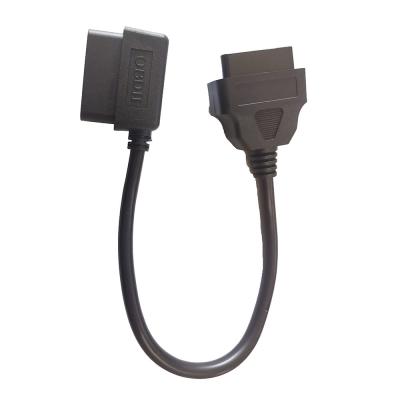 OEM Black OBD2 Connector Cable Male To Female 16 Pin For Diagnostic