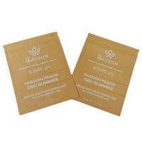 Venda Quente Sacos Biodegradáveis Stand Up Kraft Paper Proof Bags com Logotipo