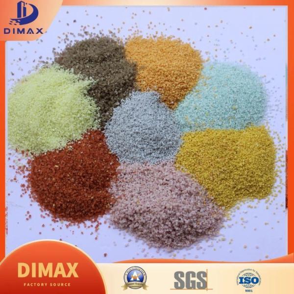 Anti Alkalis Colored Decorative Sand Basalt Sand SGS Certification For Wall Paint