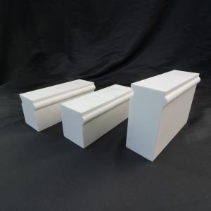 Customizable Thickness Alumina Oxide Ceramic Brick 99% Alumina Content For Temperature Environments