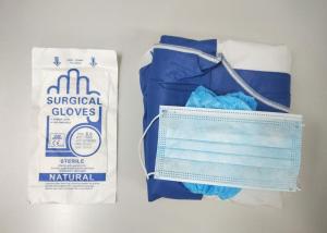 Doctor Sterile Surgical Packs , Surgeon Gown Pack with Face Mask