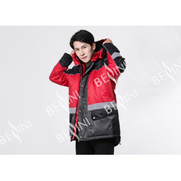 Polyester Cotton Winter Workwear Clothing Interweave Padded Jacket