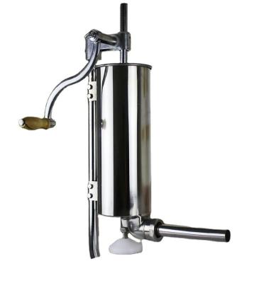 máquina manual da extrusora da salsicha da carne 4liter de aço inoxidável