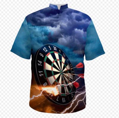Portable Printed Darts T Shirt Washable Multipurpose Practical