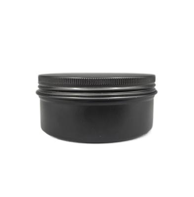 Matt Black Aluminium Tin Jars 150ml Customized Color leakproof