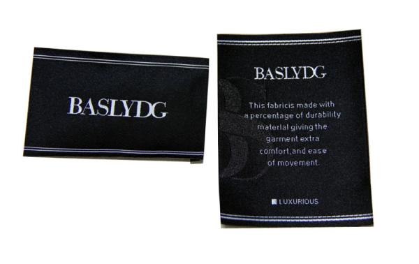 Original Clothing Woven Labels Name Brand personalized woven clothing labels
