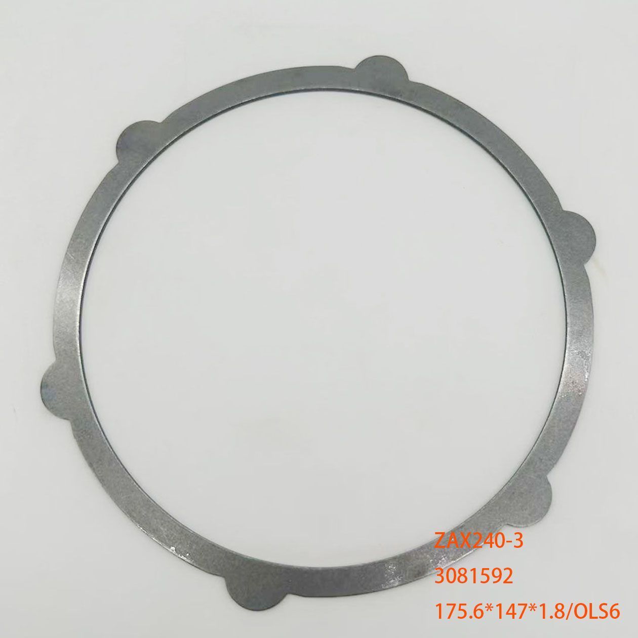 3081592 Casting Steel Plate Friction Plate ZAX240‑3 Excavator Spare Parts