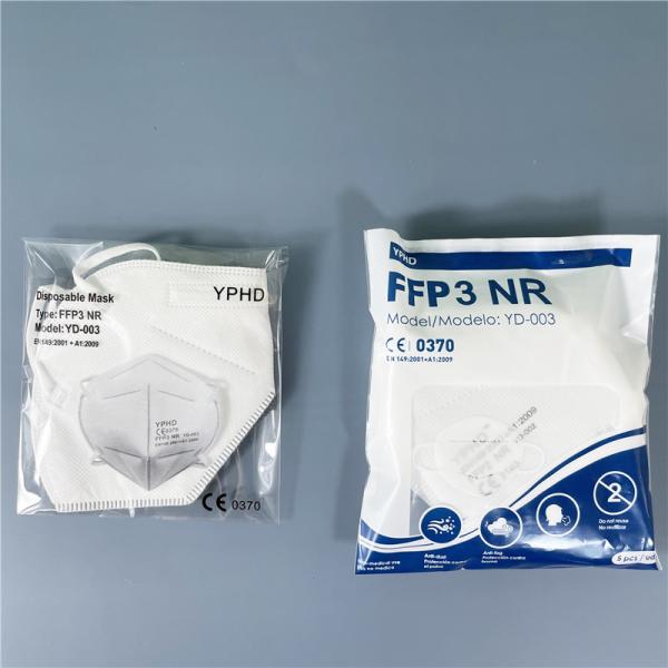 Nonwoven BFE 99% FFP3 Filtering Half Mask Without Valve