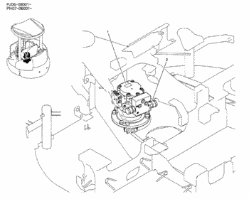 Мотор экскаватора PY15V00012F1 PY15V00012F2 PCL-120B-18B гидравлический