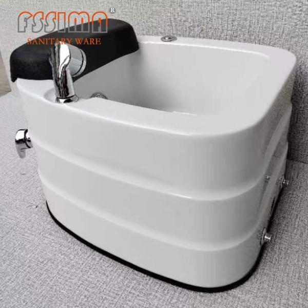 Pipeless Acrylic Pedicure Foot Soak Tub Foot Spa Tub For Beauty And Salon