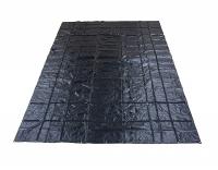 Água resistente PVC revestido de piso plano Printabilidade pretas de aço leve