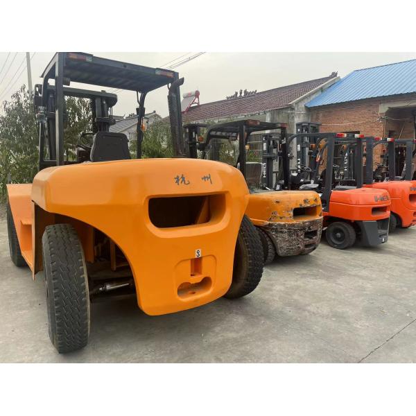 10T Used Forklift Truck Toyota Hangzhou R100 10 Ton Second Hand
