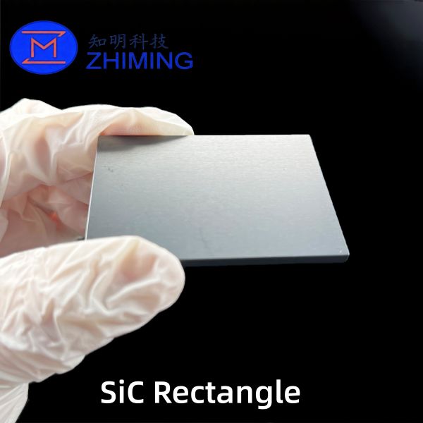 Silicon Carbide Rectangle Substrate SiC Chip for Advanced Electronics