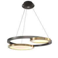 Postmodern Creative Personality Villa Pendant Lamps With LED Light Source In Bronze Finish