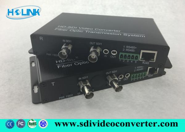 HD-SDI over fiber video converter,1/2/4/8/16-Ch HD-SDI video embeded with audio+1Ch Return 485/232/422,data,1.25G