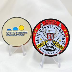 Custom Zinc Alloy Challenge Coin with Die Casting and Custom Logo for Souvenirs and Commemorative Use