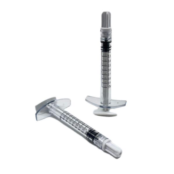 Beauty Syringe Glass syringes 1ml Sterile Facial Lip Dermal Luer Lock Fillers injection borosilicate glass syringe
