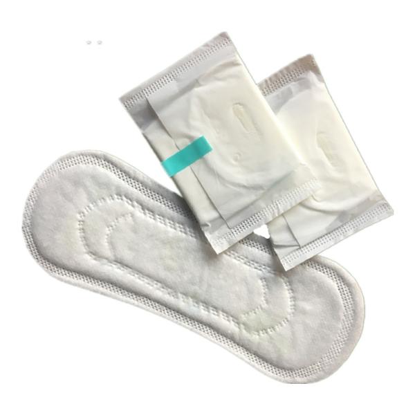 SAP Fluff Pulp Cotton Panty Liner Mesh Top Sheet 360 Degree Tightly Wrapped