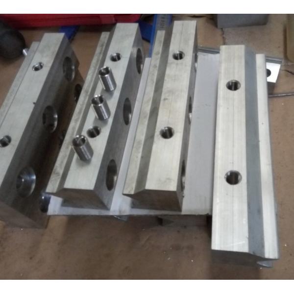 Jumbo Rock Drill Spare Parts 200MM Long 6063 T6 Aluminium Extruded Profiles Customized For Rock Drilling Rig