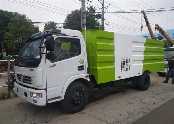 5CBM Street Sweeper Vacuum Truck , ISUZU Street Cleaner Truck With Deputy Engine
