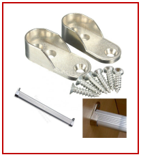 Zinc Plated Heavy Duty Concealed Wall Hanger Brackets for Kitchen Mounted Cabinet