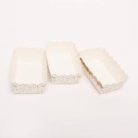 Boîtes d'emballage biodégradables à usage unique en papier carré