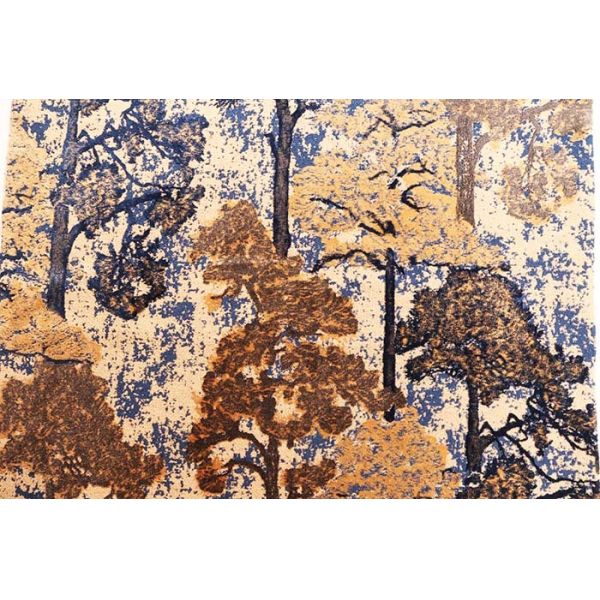 Two-tone Forest Pattern Jacquard Velvet Fabric For Sofa