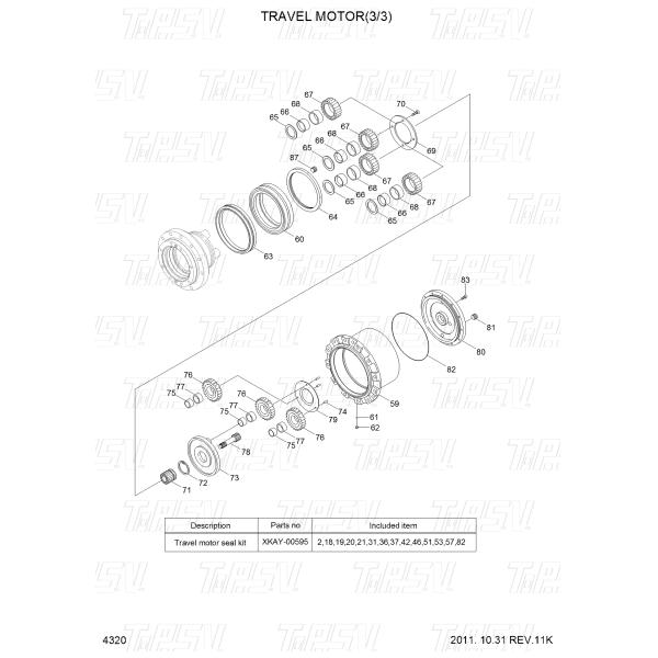 R80-7 1Stage Planetary Gear Carrier 36T Excavator Travel Motor Parts (Р80-7 1Stage Planetary Gear Carrier 36T Excavator Travel Motor Parts) - Части двигателя для экскаваторов, используемые в экскаваторах
