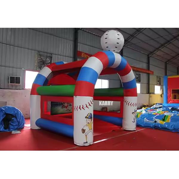 Age Range 14 Years up Inflatable Baseball Batting Cage Shooting Game with Speed Pitch