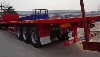 Heavy-Duty Fatbed Semi Trailer  For Stable And Efficient Transportation Of Oversized Loads