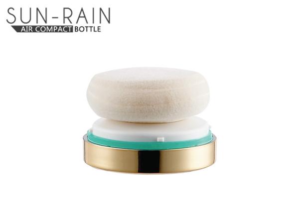White Round BB Air Cushion Compact , Loose Powder Compact Case SF0801