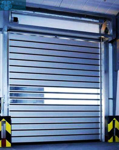 Aluminium Alloy 380V 3000mm Height Speed Roll Up Doors