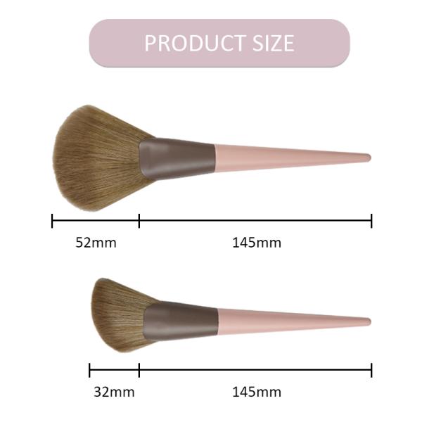 Vegan Synthetic Bristle Pink 11pcs Premium Makeup Brushes With Bag