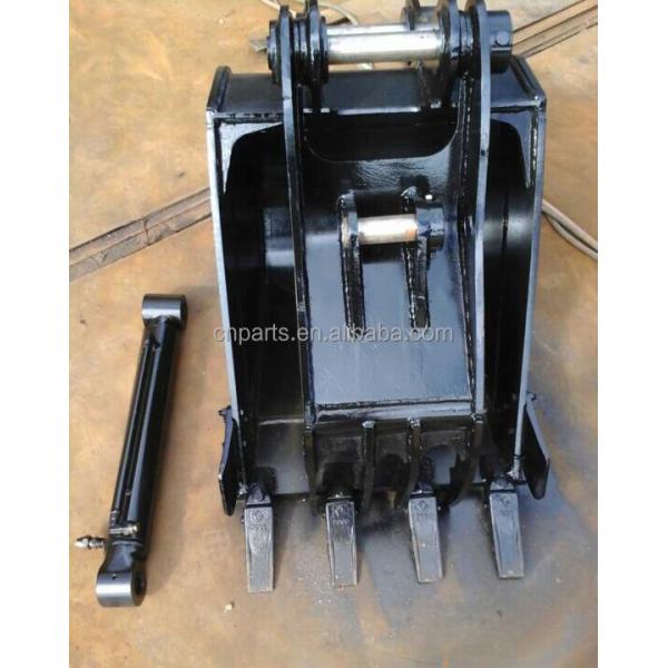 Sk60 Acoplador hidráulico de pulgar amarillo u otros Q345B para miniexcavadoras