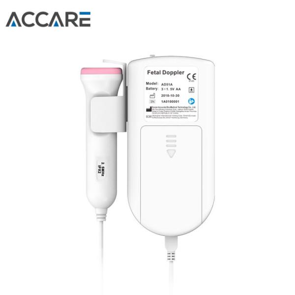 Hospital Detector de coração fetal leve Monitor de coração fetal bebê para uso doméstico