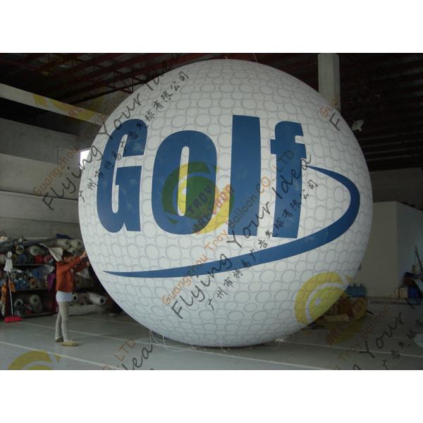 2.5m Thickness PVC Large Inflatable Balloons Fire Resistance For Outdoor Decorations