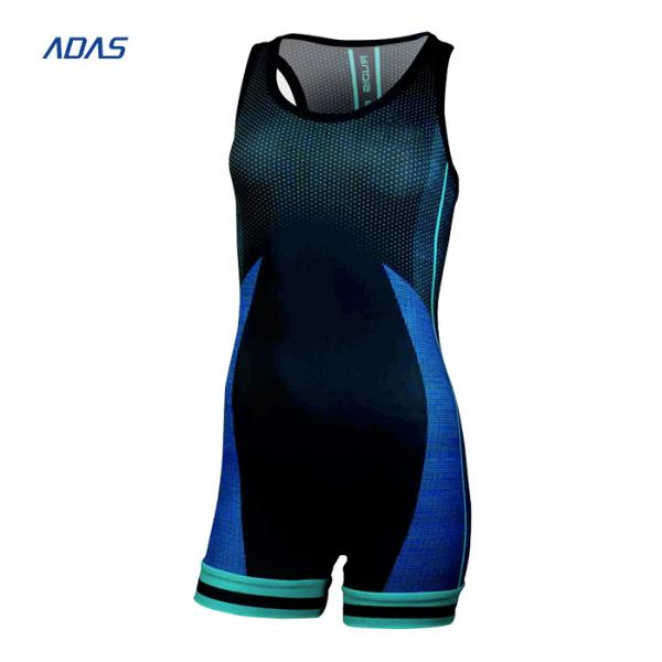 Custom Mens Youth Sublimated Wrestling Singlets Spandex Sportswear