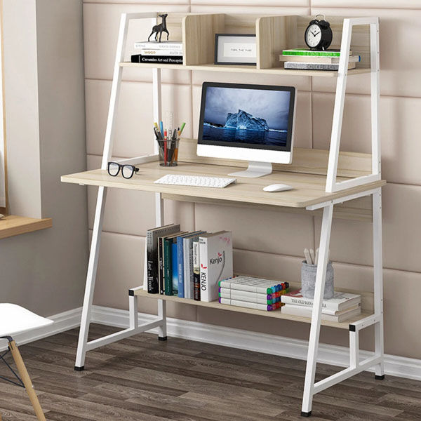 Gaming Desk Design Foldable Bookshelf Metal and Wood Office Furniture for Home Office