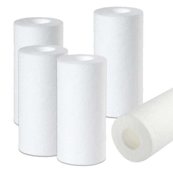 10 polegadas 20 polegadas 30 polegadas 40 polegadas 5 Micron PP Melt Blown Filter Cartucho Tipo de cilindro
