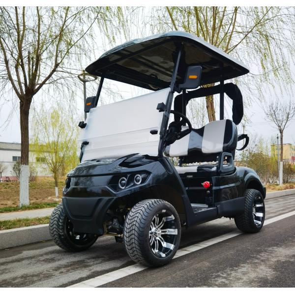 Электрическая тележка для гольфа с двумя местами, с батареей, хорошая конструкция, легкая.